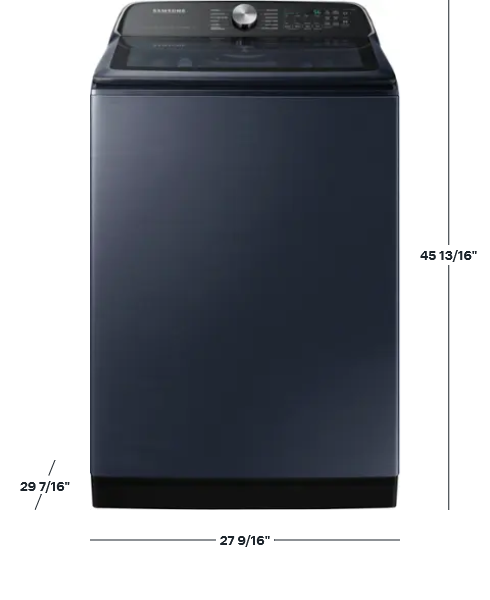 Samsung WA54CG7150ADA4 5.4 cu. ft. High-Efficiency Smart Top Load Washer with Pet Care Solution (2023) — image 2